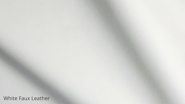 White Faux Leather