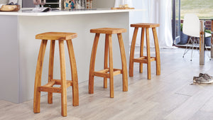 Solid Fixed Height Bar Stool