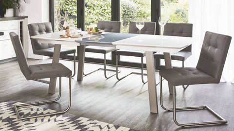 Quality leather quilted chairs