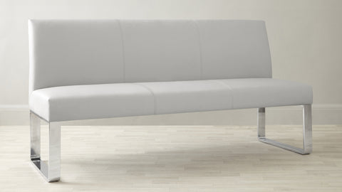 Leather bench