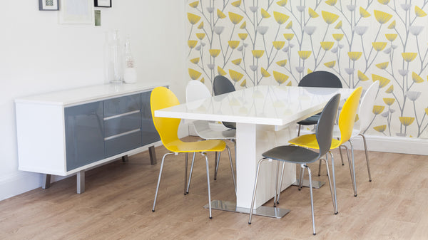 Mid-Century Modern Extending Dining Set