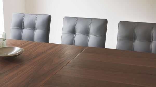 Faux leather dining chairs